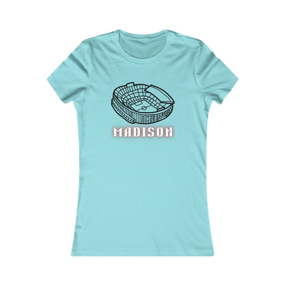 Stadium Map Tee — 'Madison' Women's Graphic T-Shirt