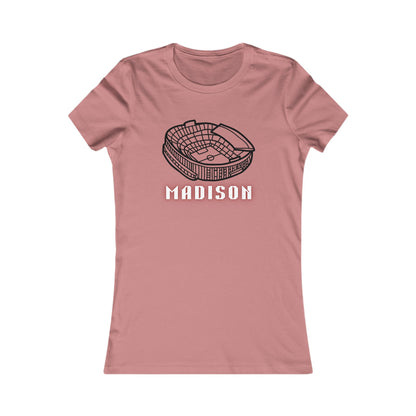 Stadium Map Tee — 'Madison' Women's Graphic T-Shirt