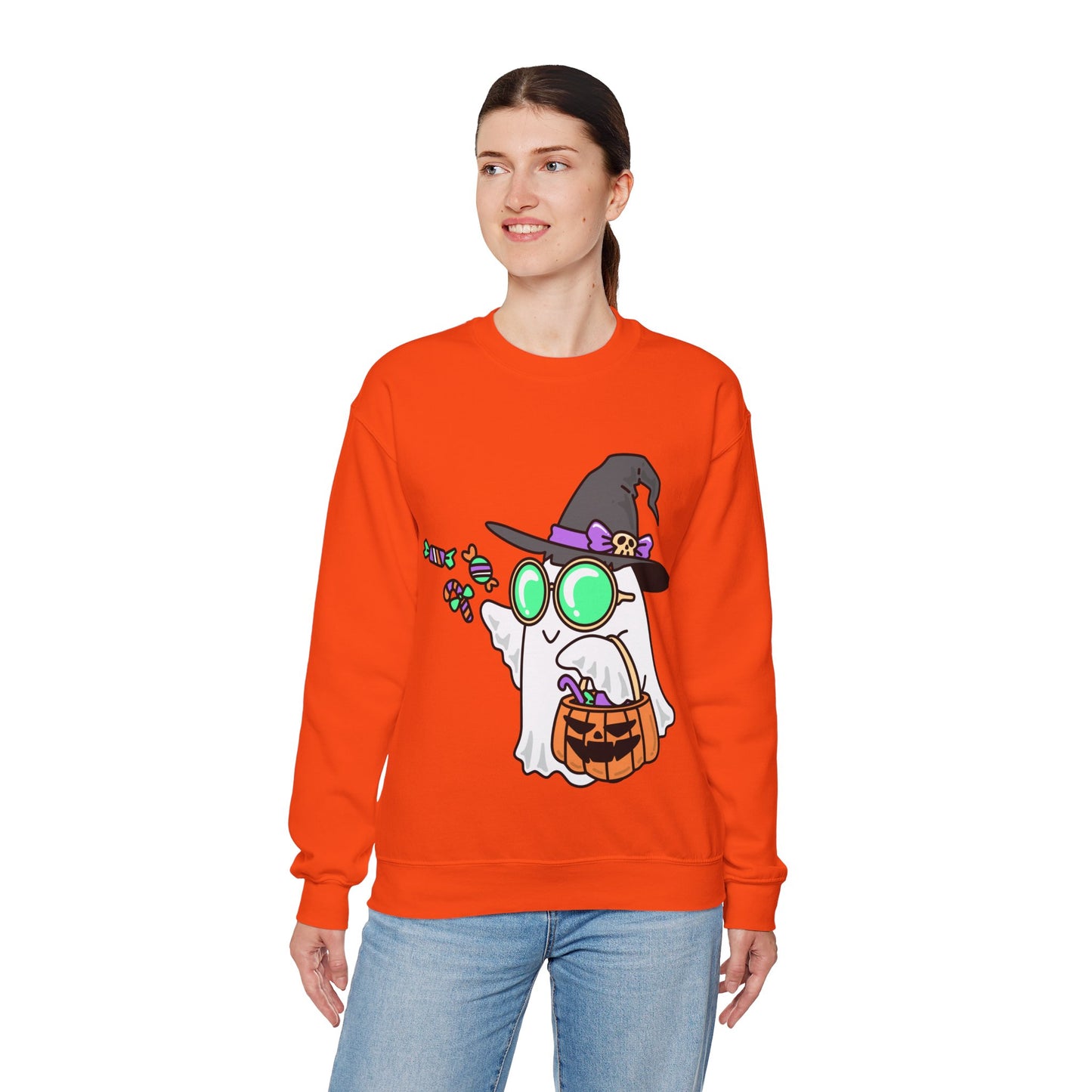 Halloween Ghost Crewneck Sweatshirt | True North