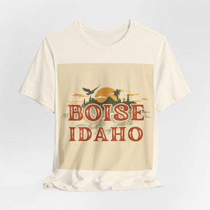 Boise Idaho Retro Sunset T-Shirt