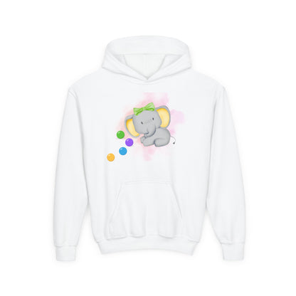 Cute Elephant Youth Sweatshirt | Cozy Playtime Essential | True North