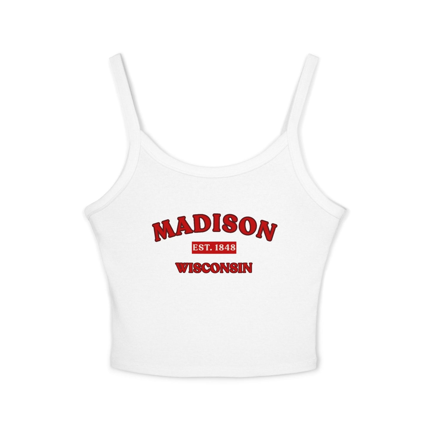 Madison Wisconsin Women Spaghetti Strap Tank Top | Soft Fit | True North