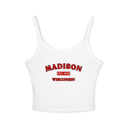 Madison Wisconsin Women Spaghetti Strap Tank Top | Soft Fit | True North