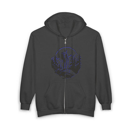 Nature-Inspired Zip Hoodie | Campers, Hiking, Travel, and Nature Lovers | True North