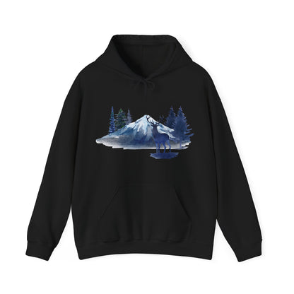 Mountain Moose Hoodie | Campers and Outdoor Travelers | True North