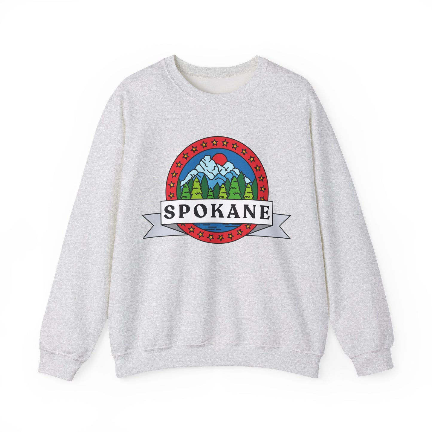 Spokane Mountain Badge Crewneck Sweatshirt
