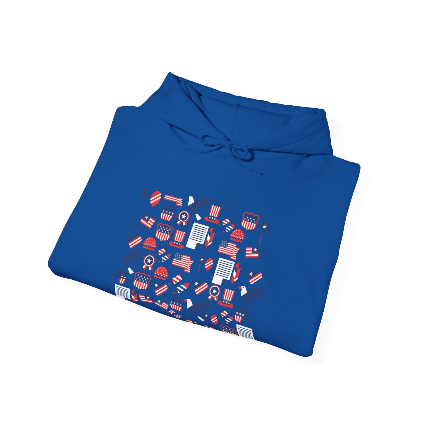 Patriotic Hooded Sweatshirt | USA-Themed Cozy Layer | True North
