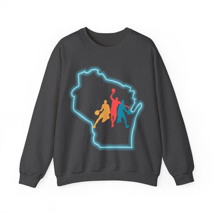 Wisconsin Basketball Crewneck Sweatshirt | Sporty Fashion | True North
