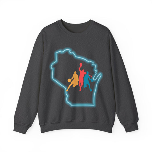 Wisconsin Basketball Crewneck Sweatshirt | Sporty Fashion | True North
