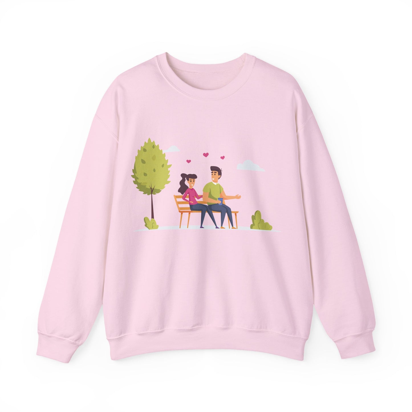 Cute Couple Crewneck Sweatshirt | Cozy Relationship Apparel | True North