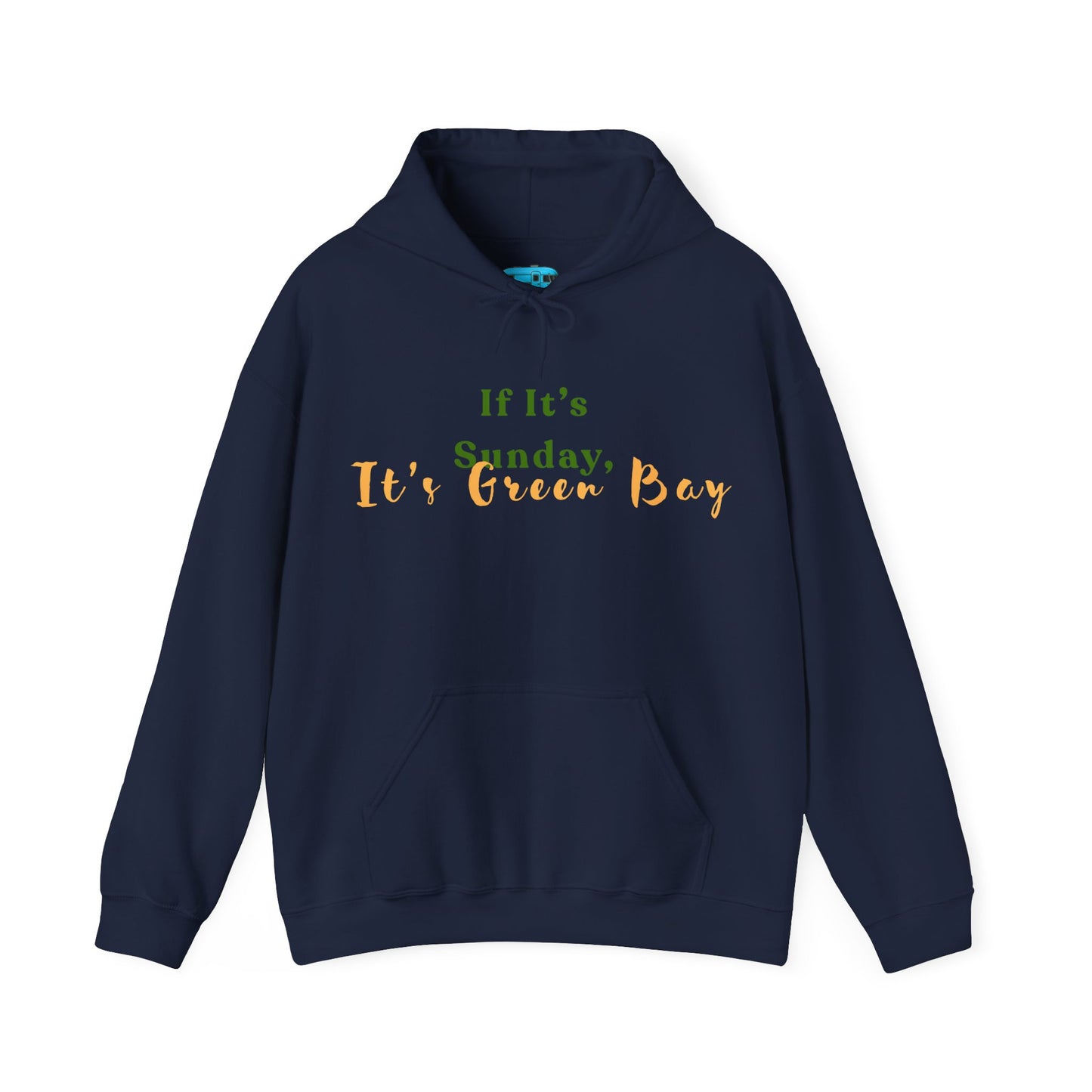 Green Bay Fan Gear Heavy Blend Hooded Sweatshirt | Cozy Sundays | True North