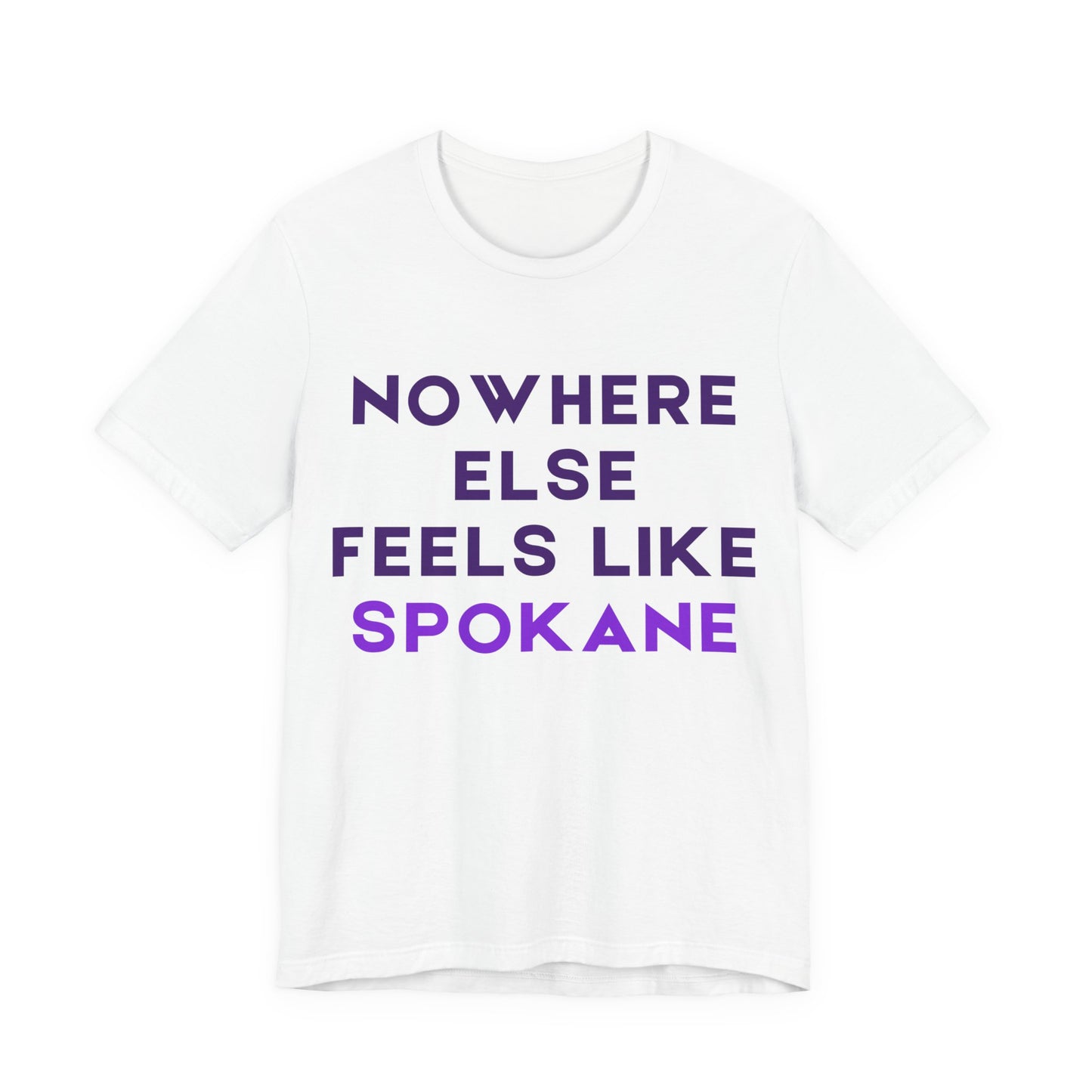 Spokane Pride T-Shirt — "Nowhere Else Feels Like Spokane" Graphic Tee
