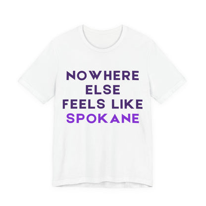 Spokane Pride T-Shirt — "Nowhere Else Feels Like Spokane" Graphic Tee