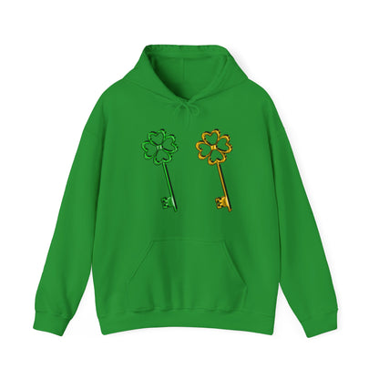 Charming Keys Hooded Sweatshirt | St. Patrick's Day Pullover | True North