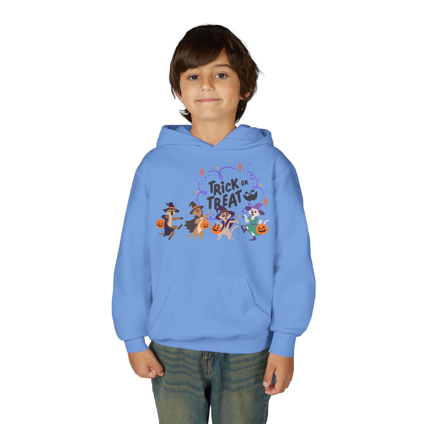 Halloween Trick or Treat Hooded Sweatshirt for Kids | Halloween Costume | True North