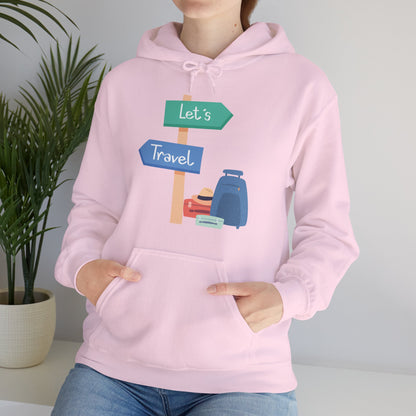 Travel-Inspired Hoodie | Adventure Sweatshirt | True North