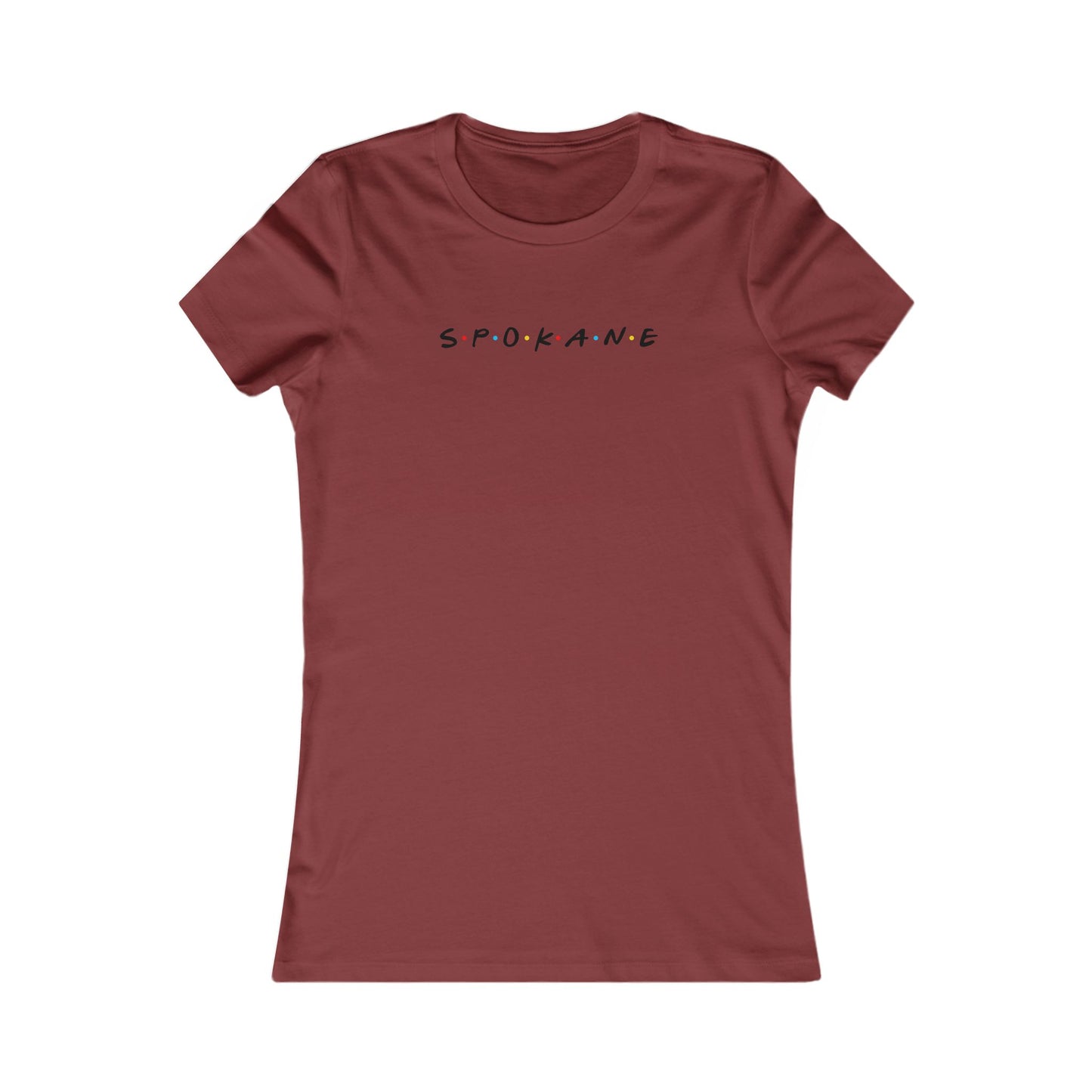 Spokane Script Women's Tee - Minimal City Name T-Shirt