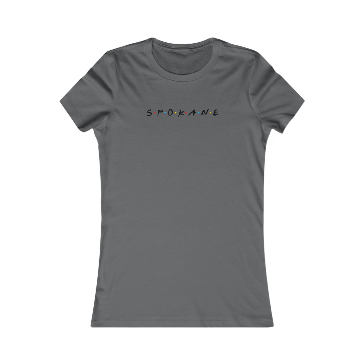 Spokane Script Women's Tee - Minimal City Name T-Shirt