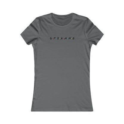 Spokane Script Women's Tee - Minimal City Name T-Shirt