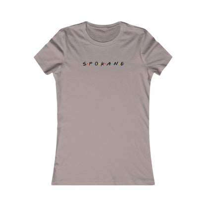 Spokane Script Women's Tee - Minimal City Name T-Shirt