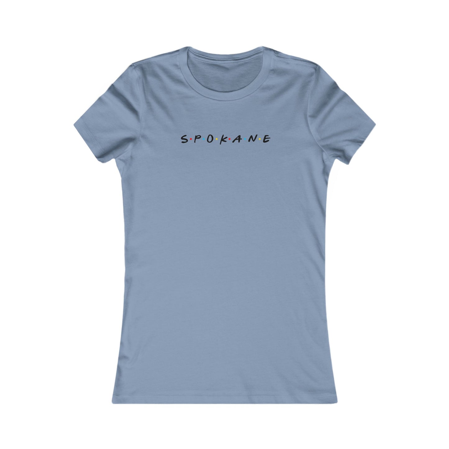 Spokane Script Women's Tee - Minimal City Name T-Shirt
