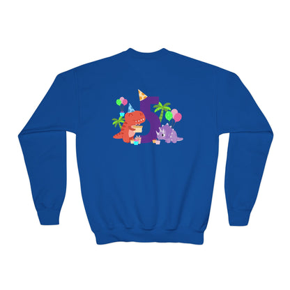 Colorful Fun Numbers and Dinosaurs Sweatshirt| Easygoing Style | True North