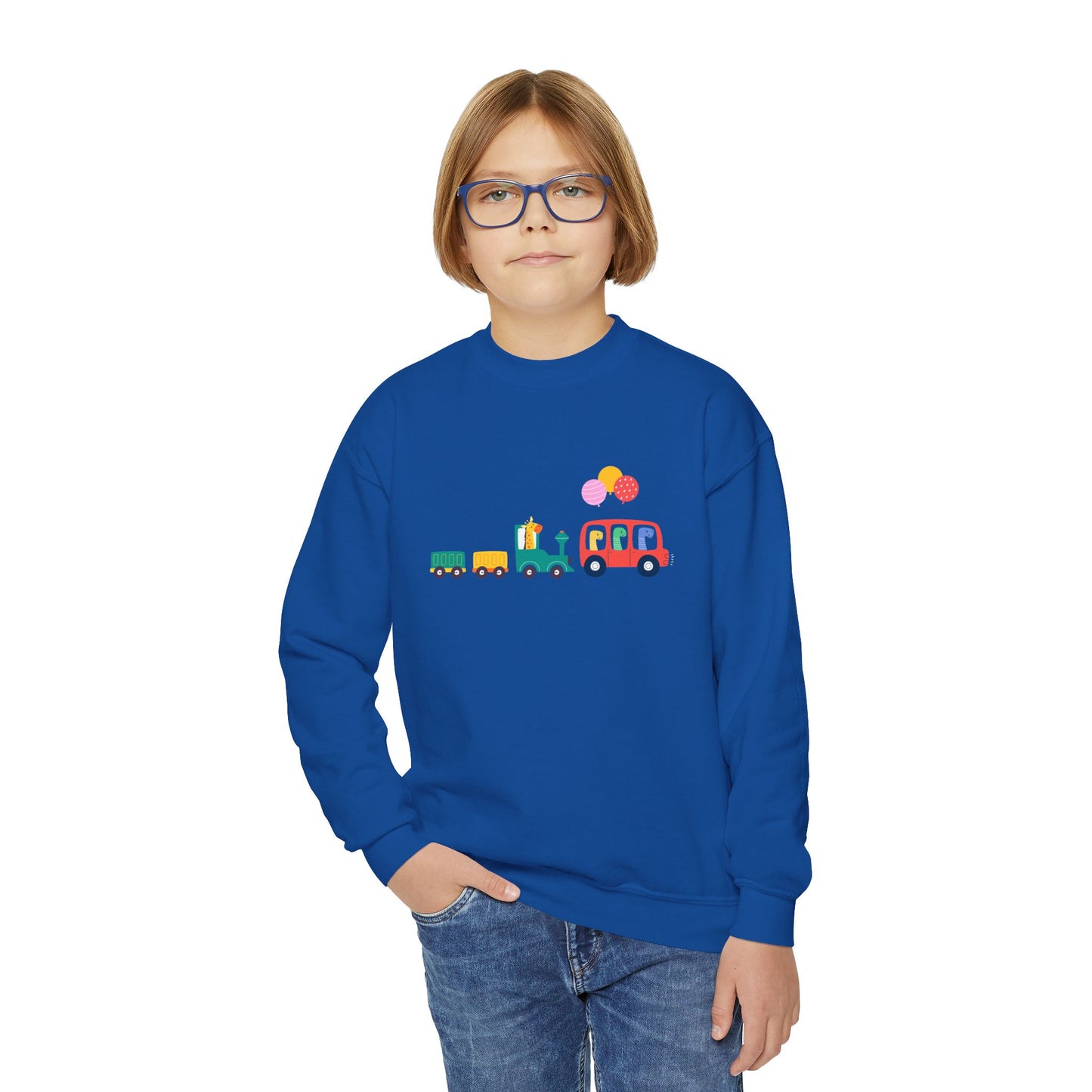 Colorful Vehicles Sweatshirt | Dino & Train | True North