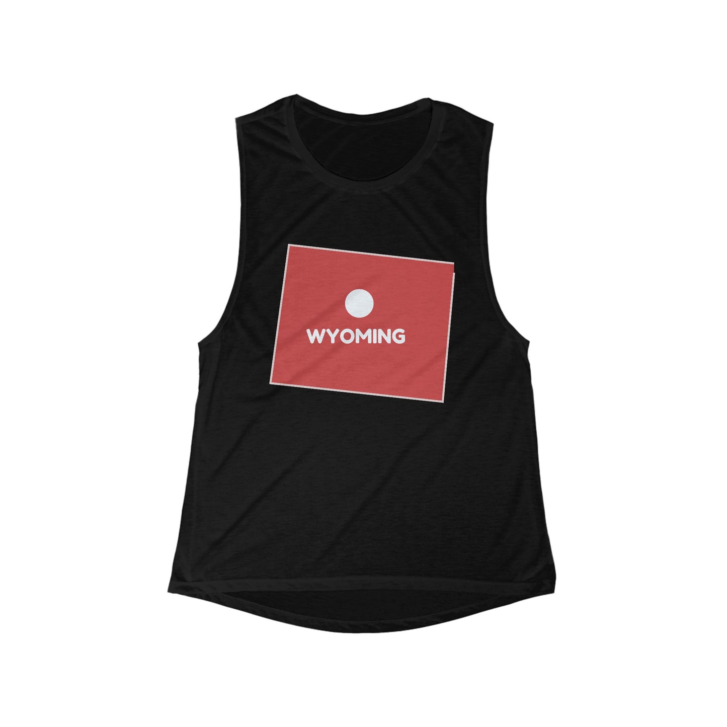 Wyoming | Women’s Flowy Scoop Muscle Tank | True North