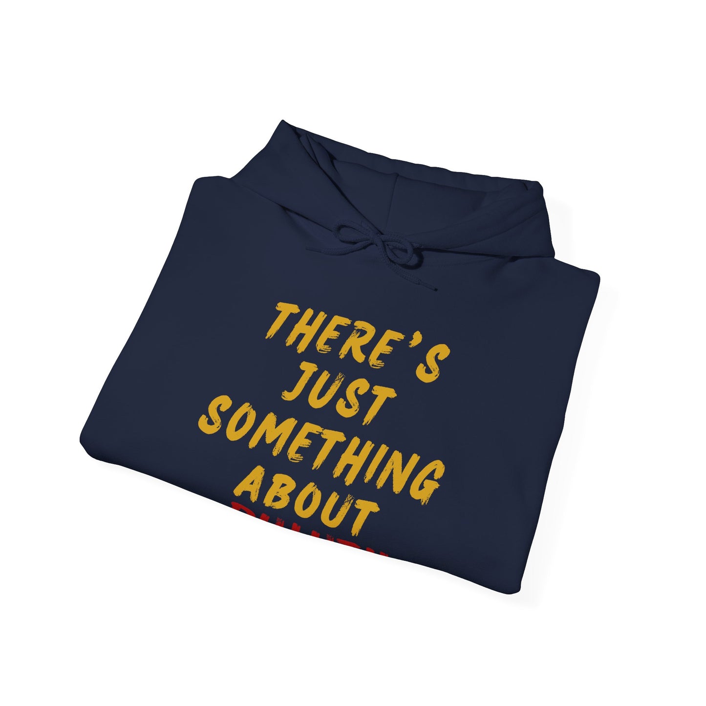 Hoodie — "There's Just Something About Duluth" Retro Script Pullover