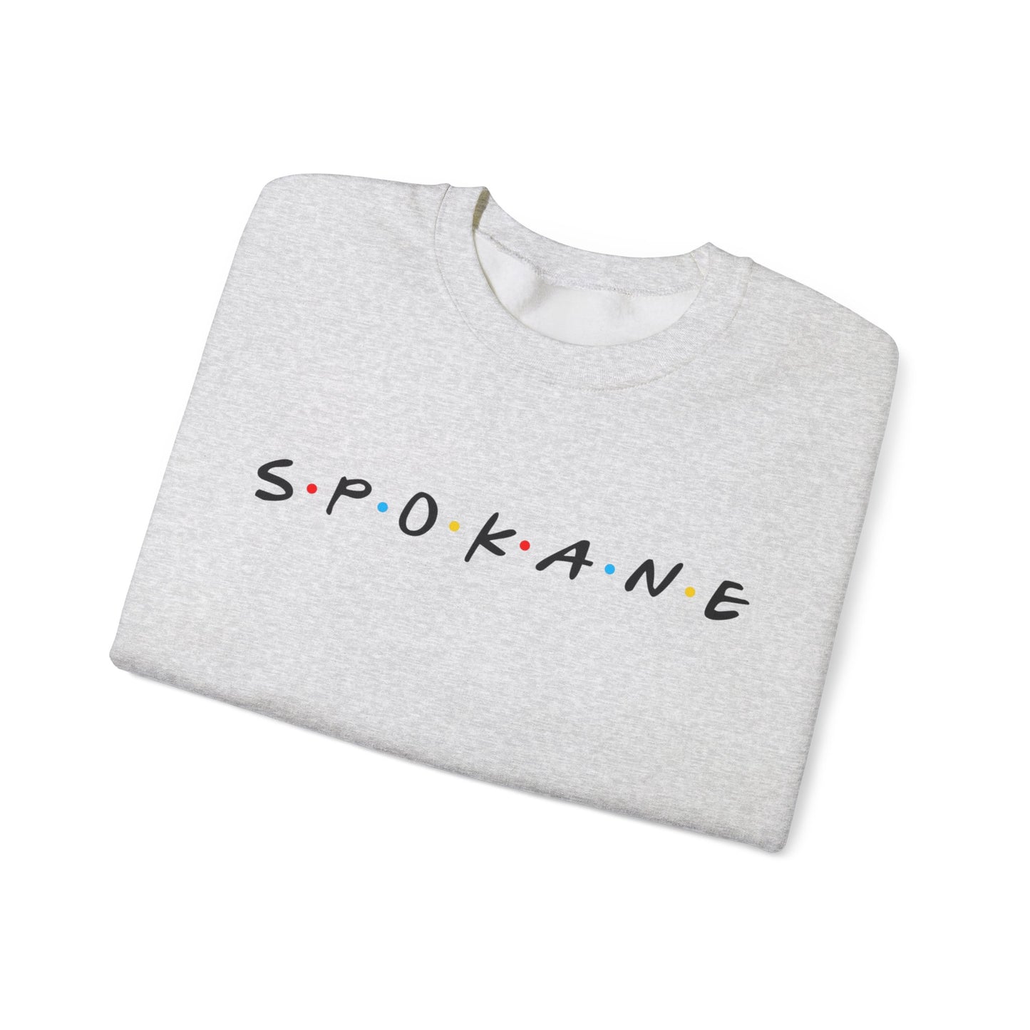 Spokane Crewneck Sweatshirt — Minimal City Name Pullover