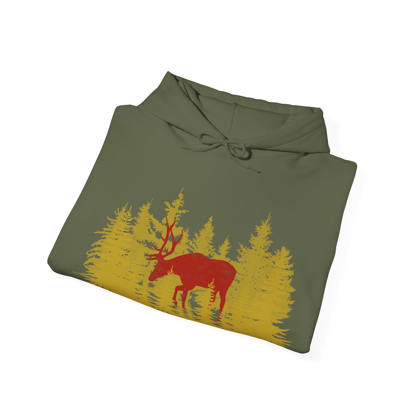 Nature-Inspired Hooded Sweatshirt | Cozy Wilderness Adventures | True North