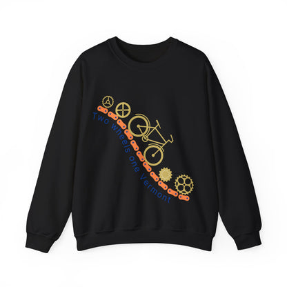 Vermont Bicycle Adventure Sweatshirt | Cozy Cycling Crewneck | True North