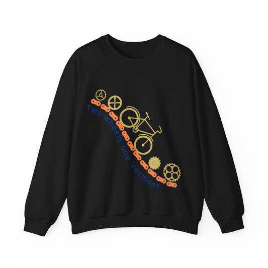 Vermont Bicycle Adventure Sweatshirt | Cozy Cycling Crewneck | True North