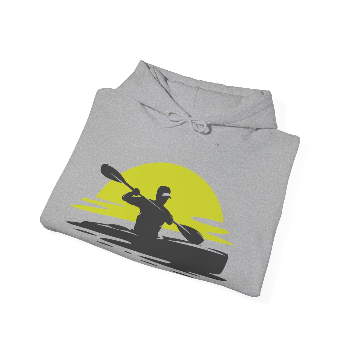 Sunset Kayaker Hooded Sweatshirt | Kayaking Lovers | True North