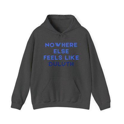 Duluth Pride Hoodie — "Nowhere Else Feels Like Duluth" Pullover