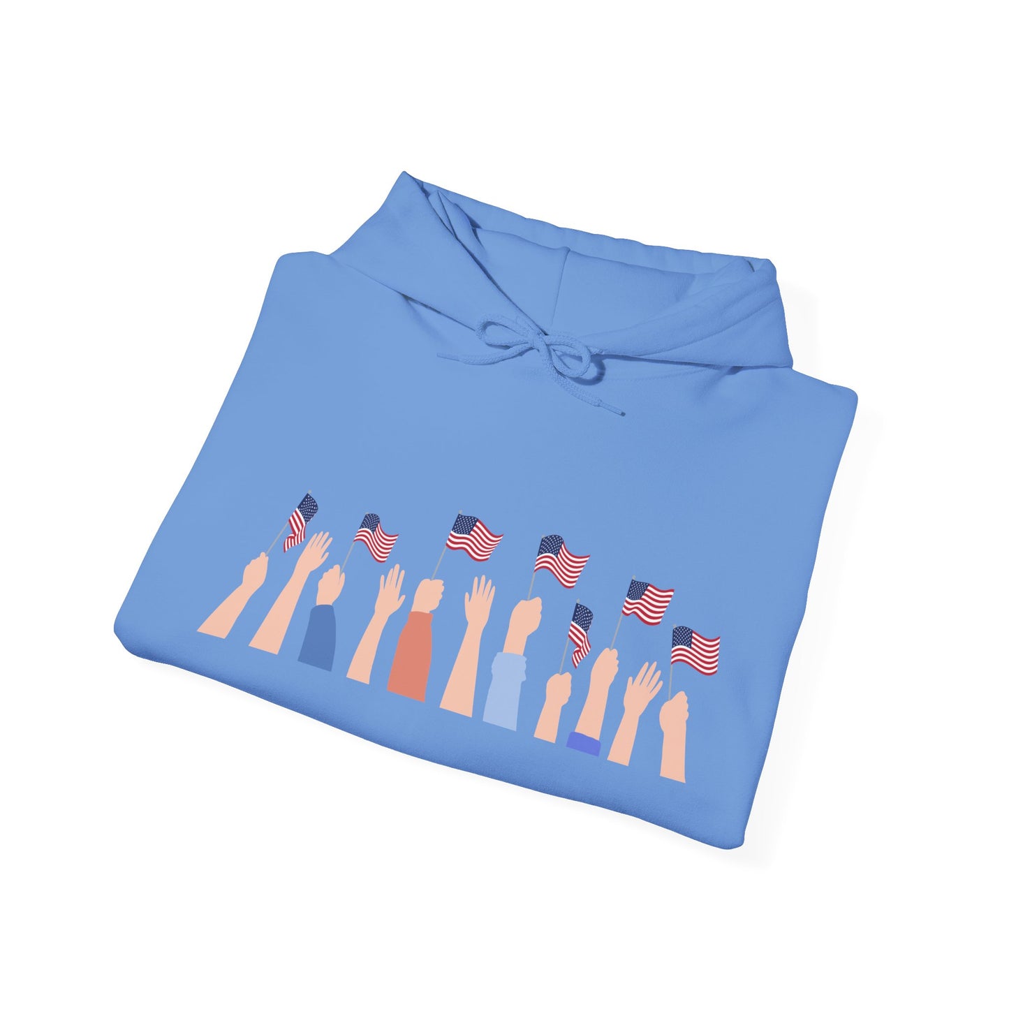 Patriotic Unisex Hoodie, Perfect for Celebrations, Casual Wear, Independence Day, Gifts for Friends and Family