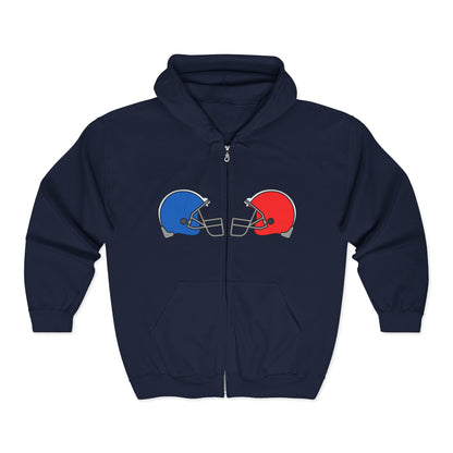 Football Rivalry Full Zip Hoodie | Cozy Sports Hoodie | True North