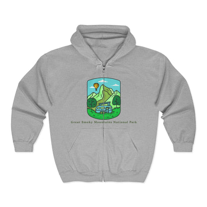 Great Smoky Mountains Zip Hoodie | National Park Adventure Wear | True North