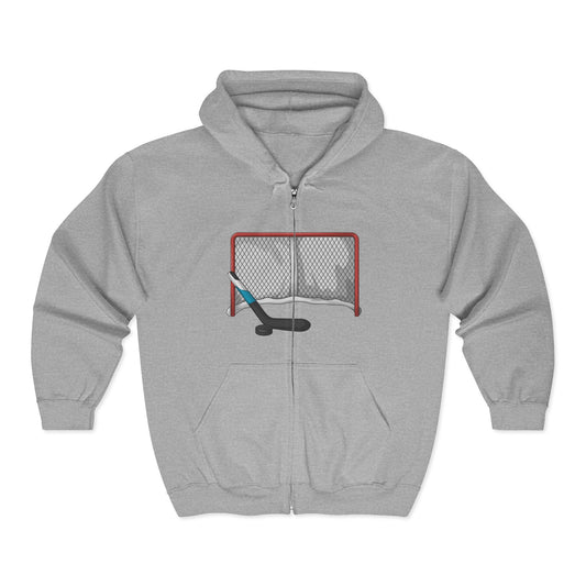 Goalie Love Full Zip Hoodie | Cozy Sports Hoodie | True North