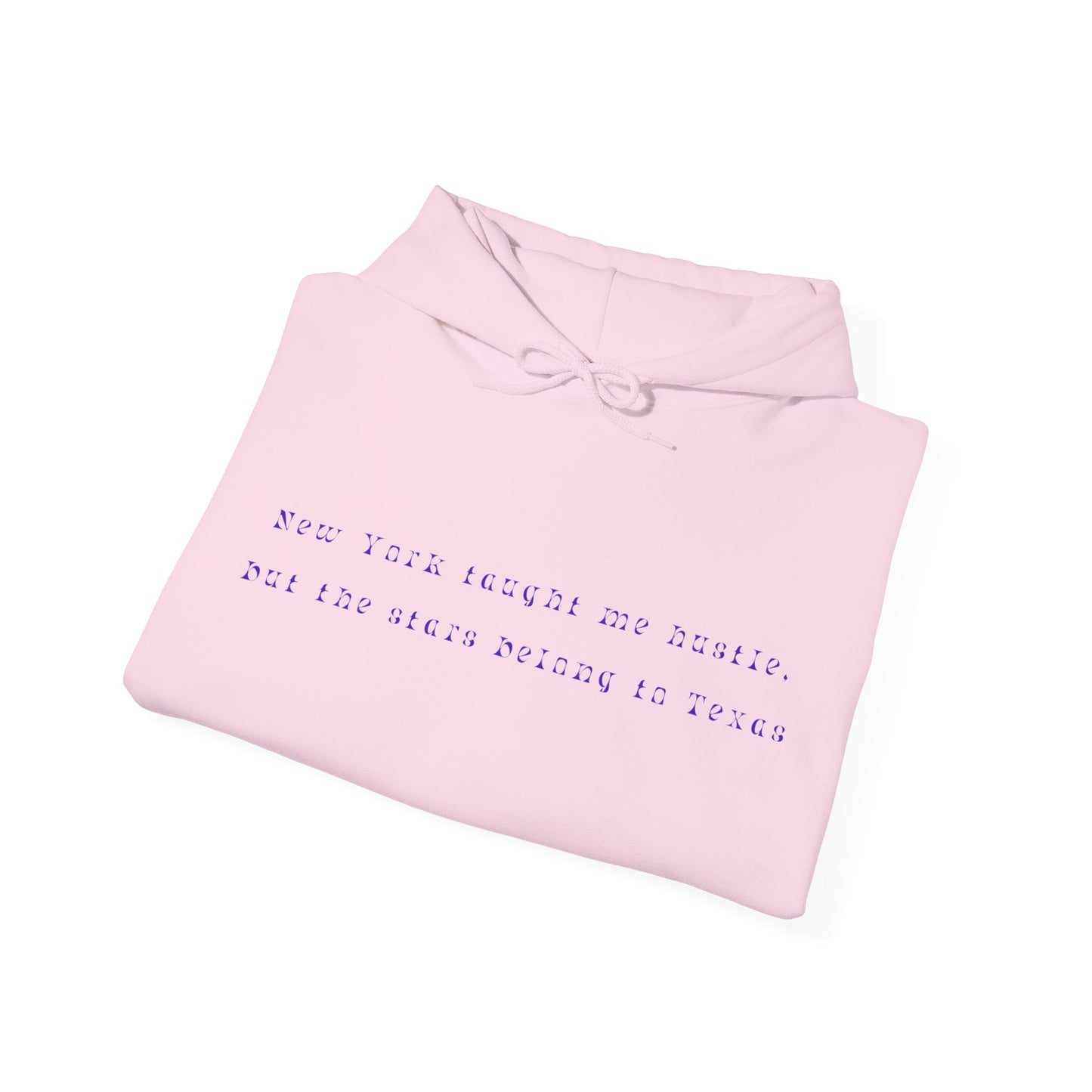 New York Hustles Inspirational Quote Hooded Sweatshirt | True North