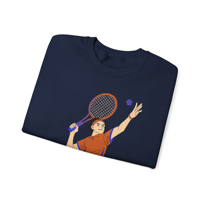 Tennis Graphic Crewneck Sweatshirt | Casual Play | True North