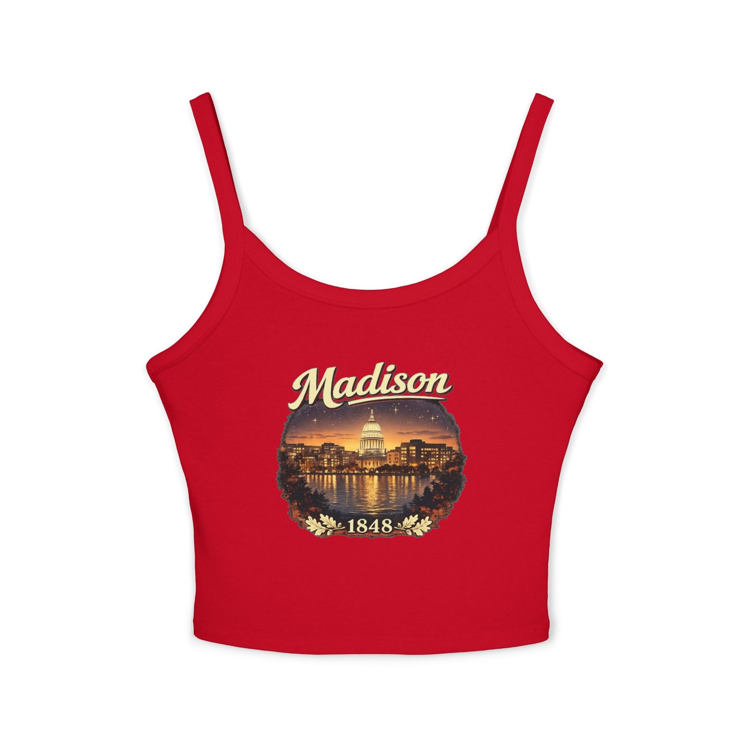 Madison Skyline Women Spaghetti Tank Top | Soft Premium Fit | True North
