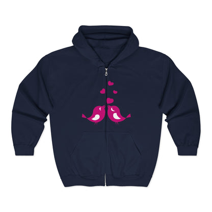 Romantic Bird Hoodie |  Anniversary Gift | True North