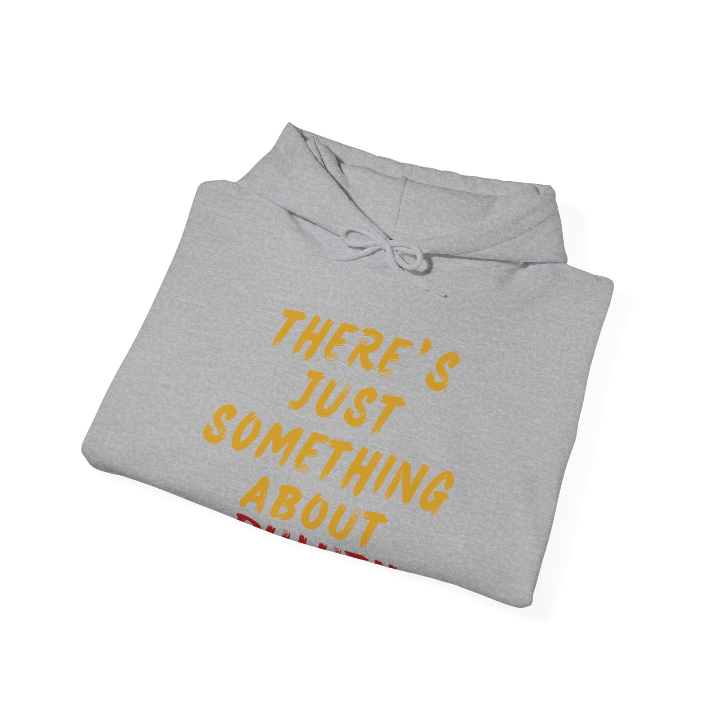 Hoodie — "There's Just Something About Duluth" Retro Script Pullover