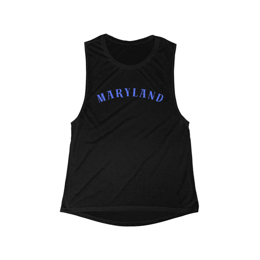 Maryland | Women’s Flowy Scoop Muscle Tank | True North