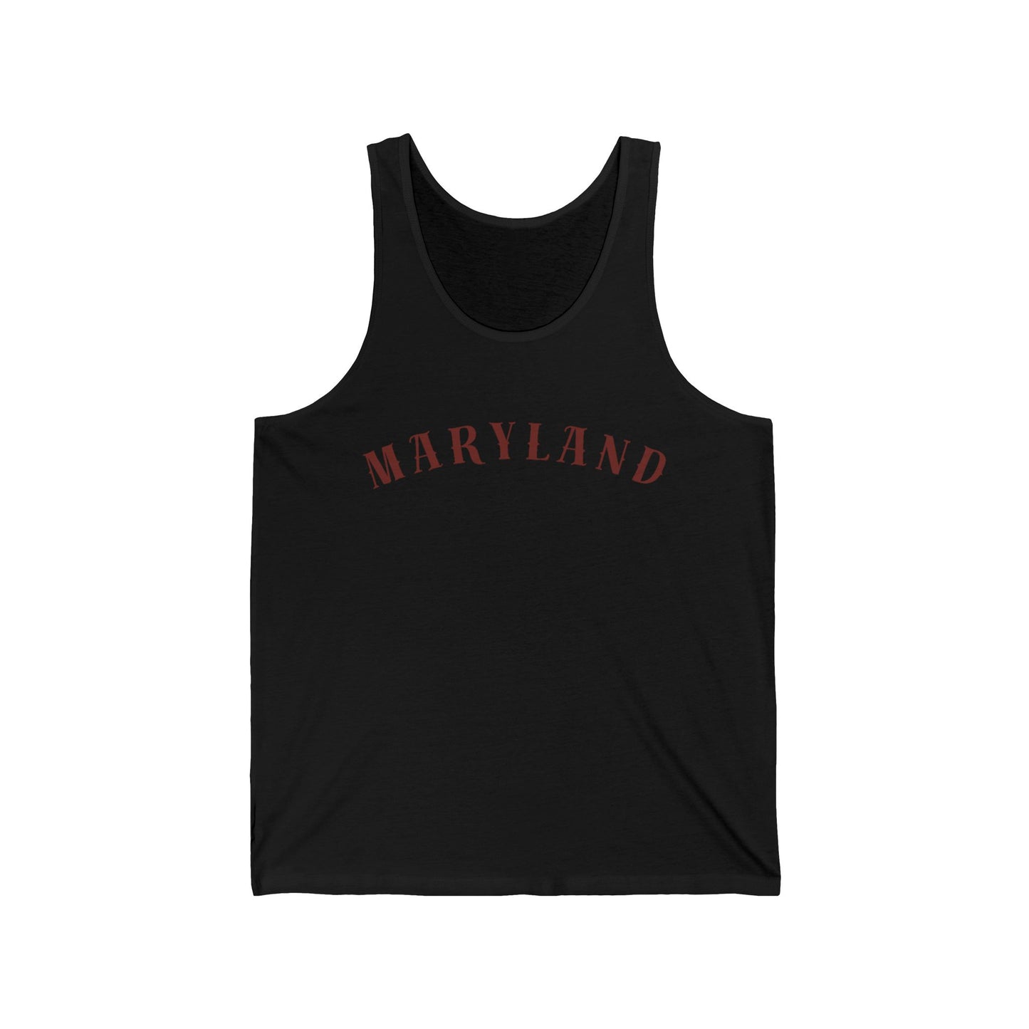 Maryland Script Men/Unisex Tank Top | Vintage Lettering | True North