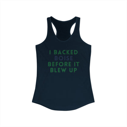 Women's Ideal Racerback Tank BOISE