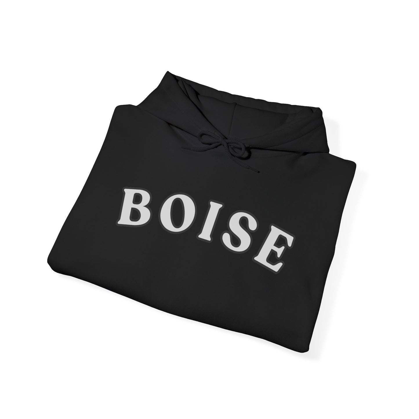 Boise Retro Arch Hoodie — Classic City Name Pullover