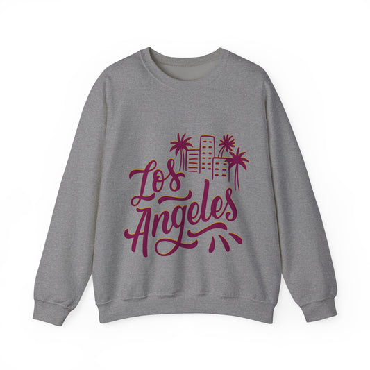 Los Angeles Vibe Crewneck Sweatshirt | Travel Souvenir | True North