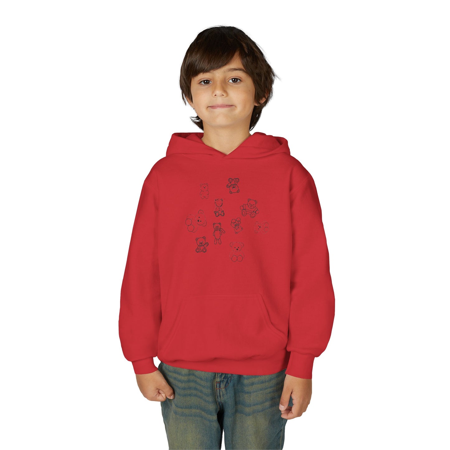 Youth Bear-Themed Hoodie | Cozy Teddy Bear Fun Layering | True North